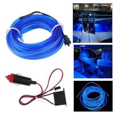 SET 2 x Banda neon LED pentru interiorul masinii, 1 m