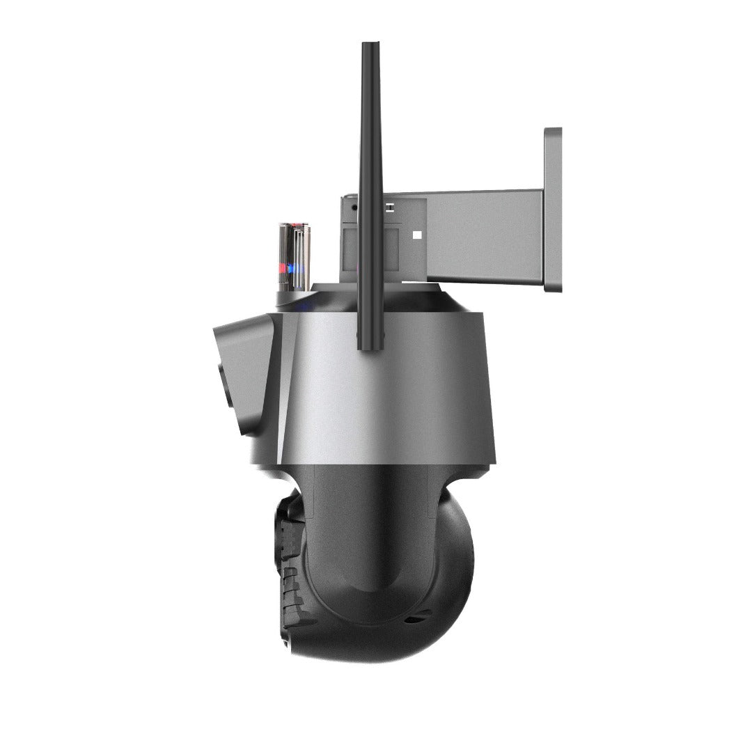 Camera de supraveghere 2 in 1, senzori CMOS, WI-Fi, Sistem Zoom Urmarire automata, PTZ cu lentile duble Cu o rezoluție