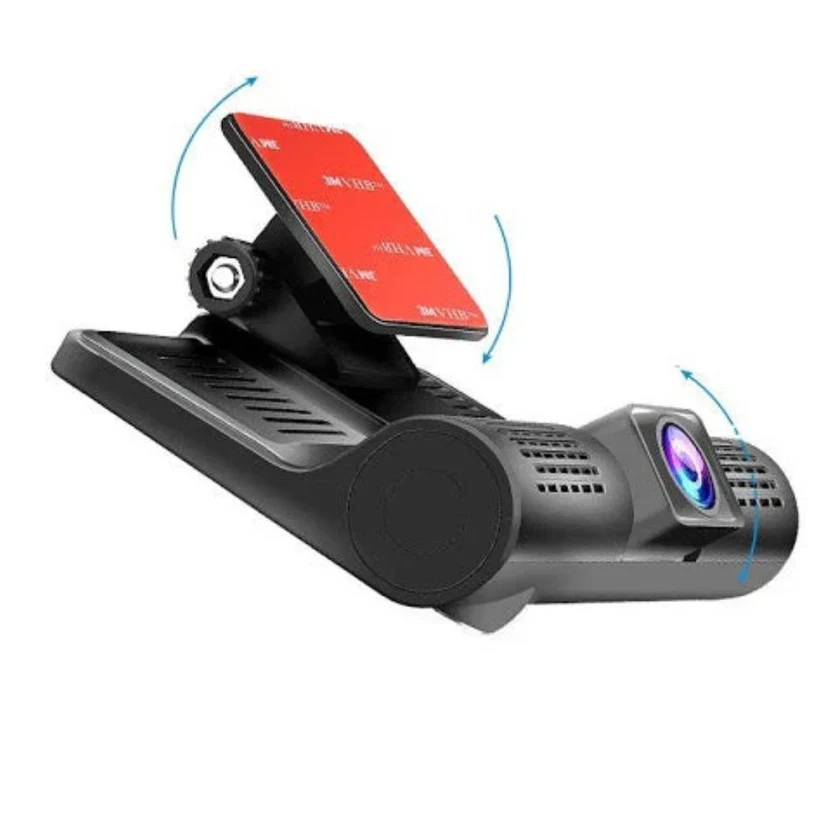 Camera auto tripla cu unghi larg de filmare, senzor G si lentila 6 G