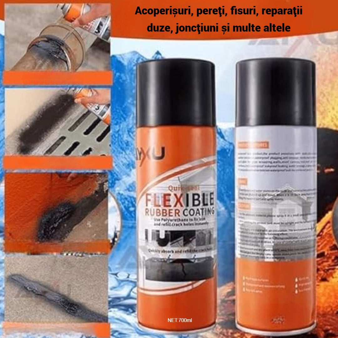 Spray Sigilant Impermeabil – Acoperire Cauciucată Flexibilă
